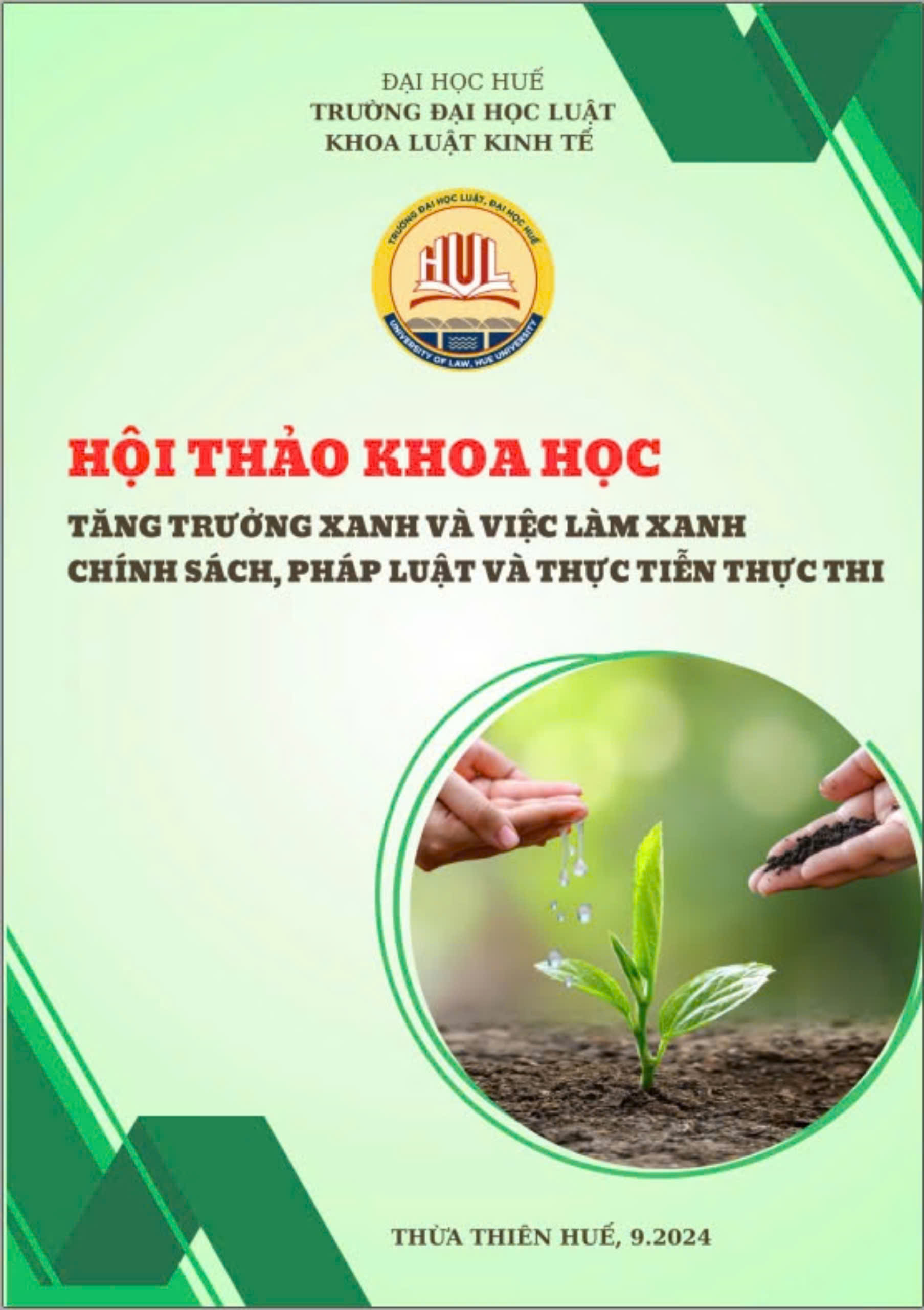 Kỷ yếu Hội thảo Khoa học Tăng trưởng xanh & Việc làm xanh 2024