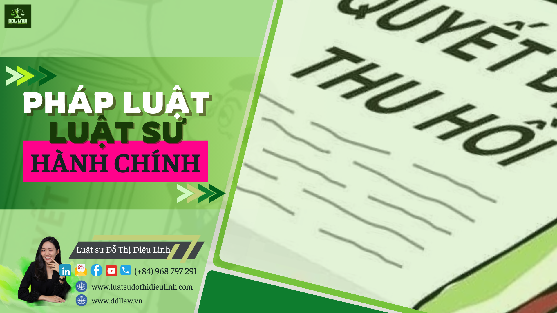 PHÁP LUẬT HÀNH CHÍNH & THI HÀNH ÁN HÀNH CHÍNH