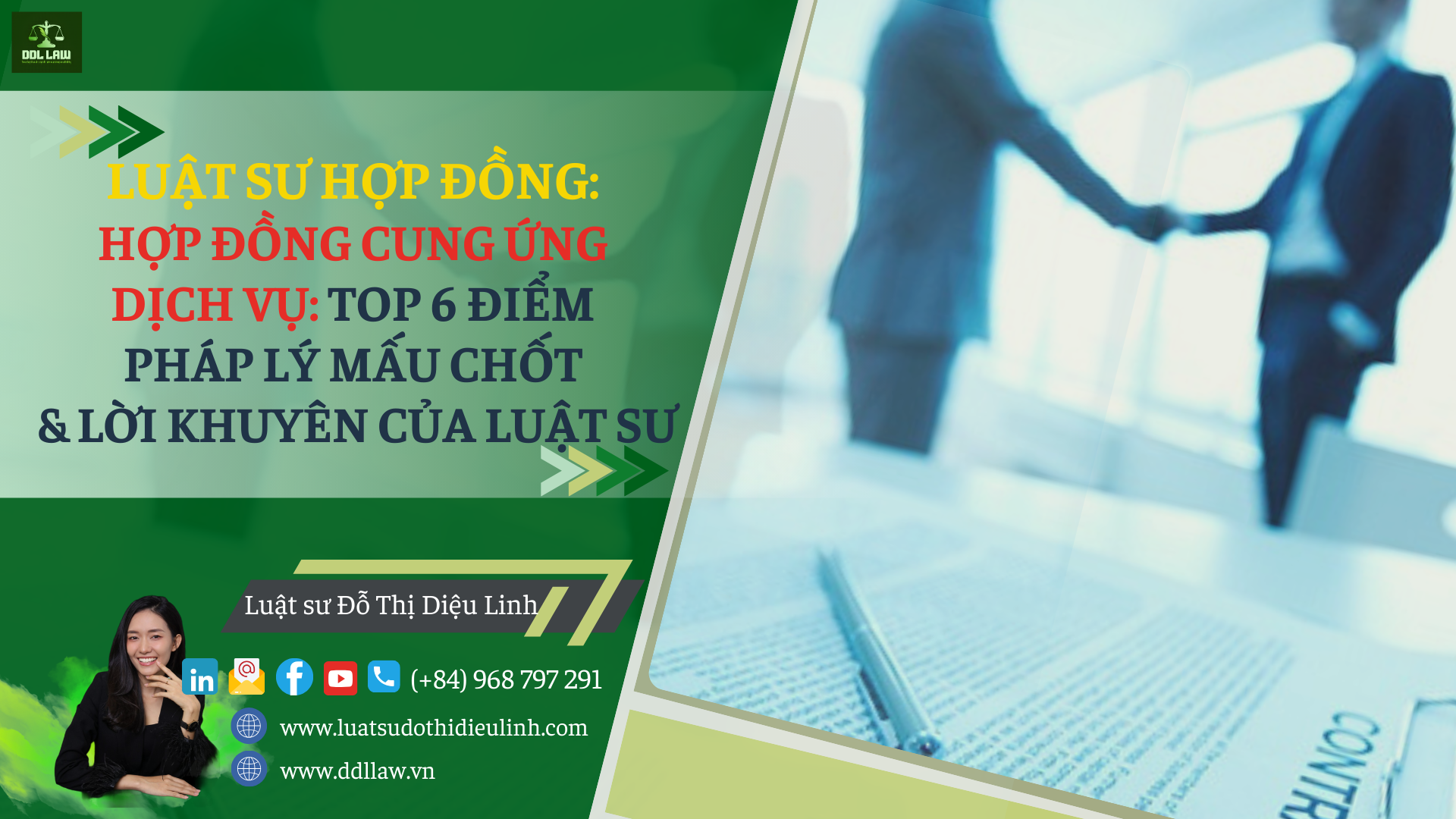 HỢP ĐỒNG CUNG ỨNG DỊCH VỤ: TOP 6 ĐIỂM PHÁP LÝ MẤU CHỐT ĐÁNG CHÚ Ý & LỜI KHUYÊN HỮU ÍCH CỦA LUẬT SƯ