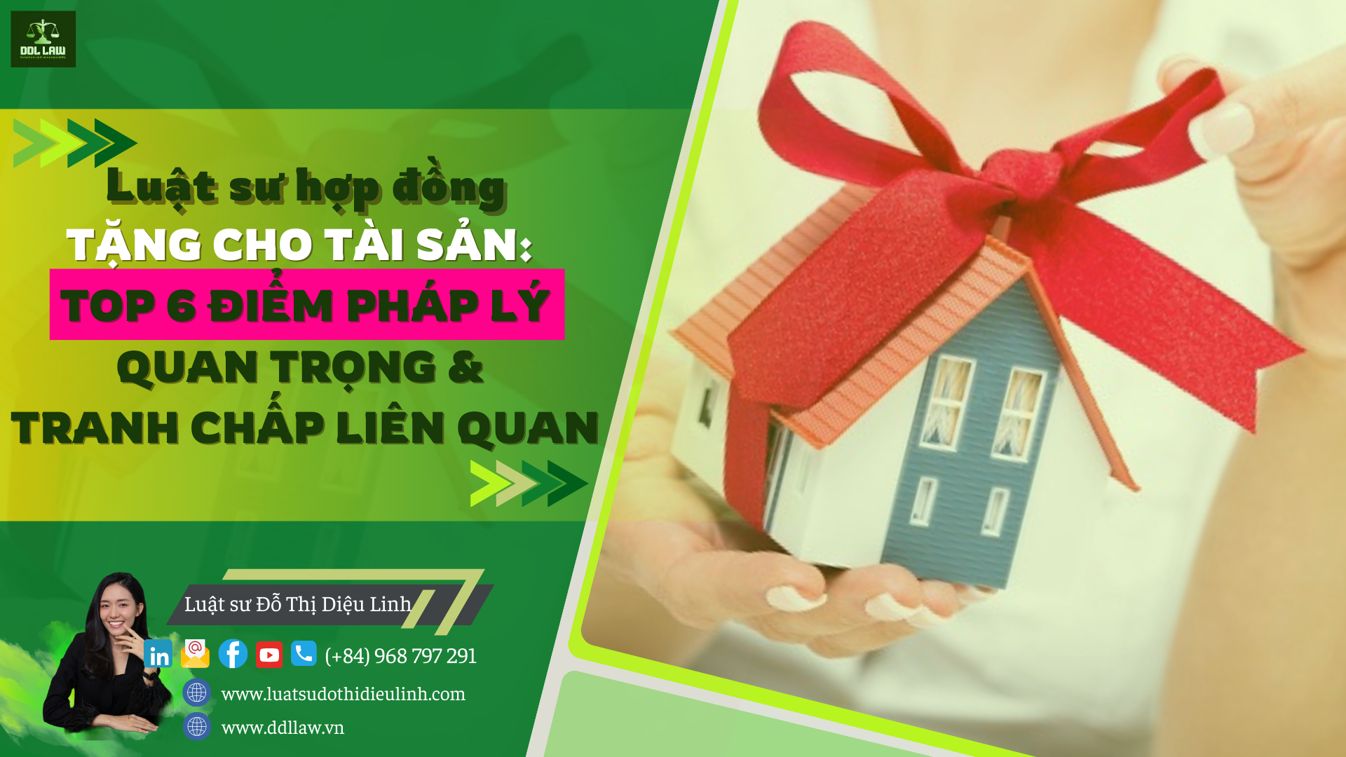 TẶNG CHO TÀI SẢN: TOP 7 ĐIỂM PHÁP LÝ QUAN TRỌNG & TRANH CHẤP THƯỜNG XẢY RA MÀ BẠN NÊN BIẾT